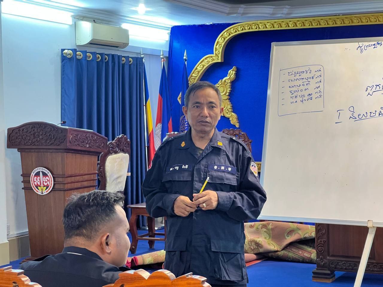 វគ្គហ្វឹកហ្វឺនដល់នាយទាហាន នាយទាហានរង នៃកងរាជអាវុធហត្ថកំពង់ស្ពឺ